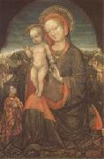 Jacopo Bellini THe Virgin and Child Adored by Lionello d'Este (mk05) oil painting artist